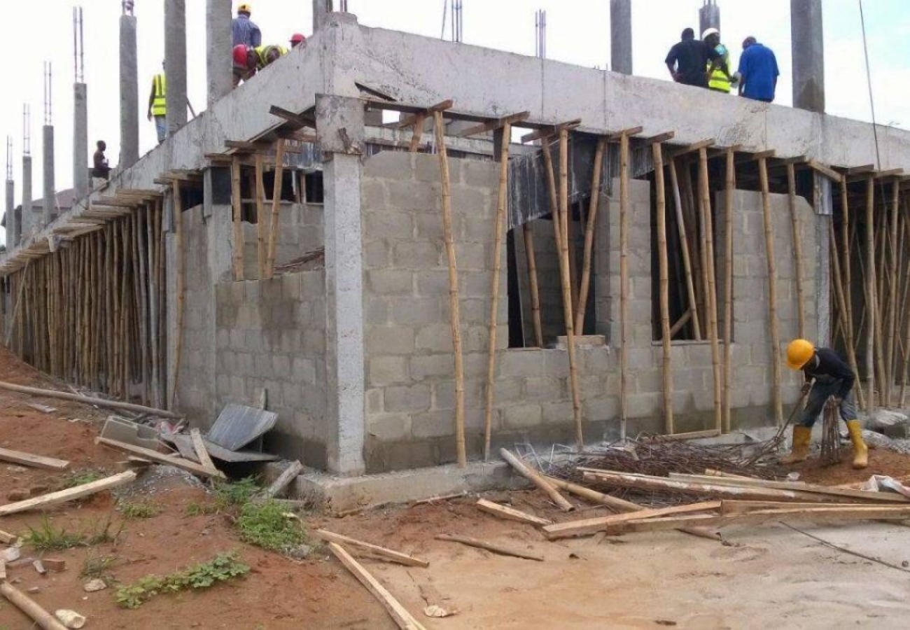 Ongoing project by Artisan Building and Contractor Company showcasing expert craftsmanship and precision.